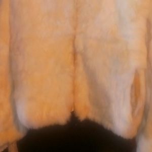 Rabbit fur coat